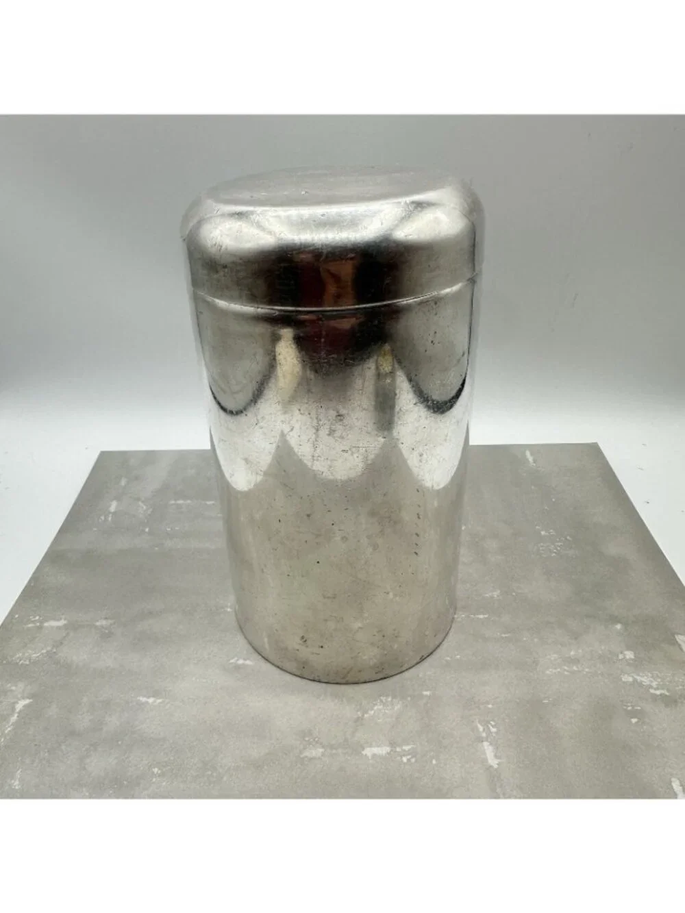 Vintage Sambonet Italy Stainless Steel Vase Minimalist MCM Decor Vessel